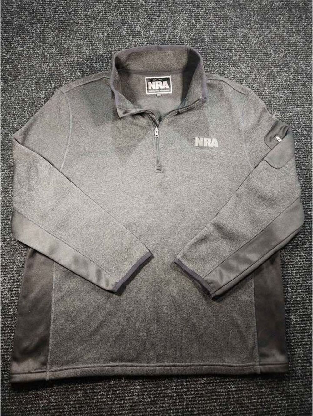 NRA 1/4 Zip Pullover Sweater 2XL